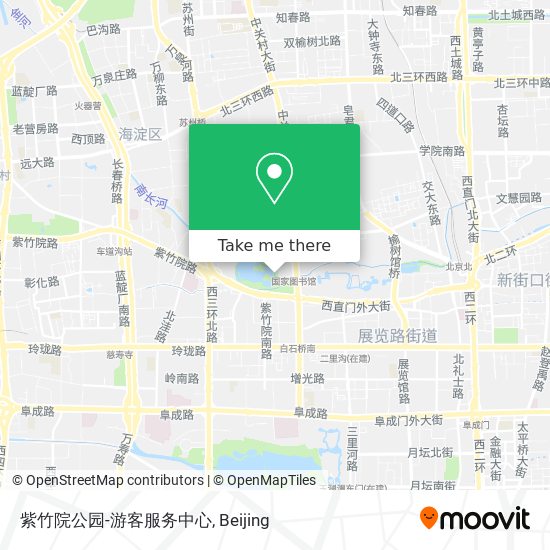 紫竹院公园-游客服务中心 map