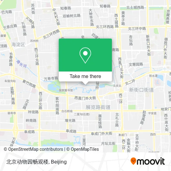 北京动物园畅观楼 map