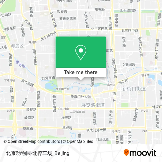 北京动物园-北停车场 map