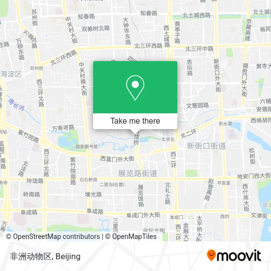非洲动物区 map