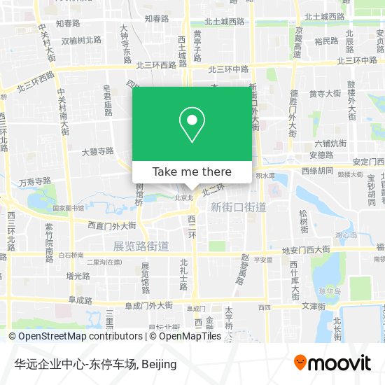 华远企业中心-东停车场 map