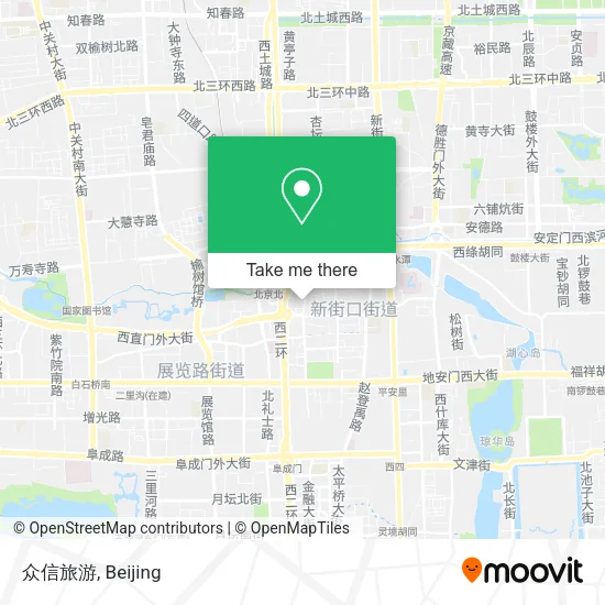 众信旅游 map