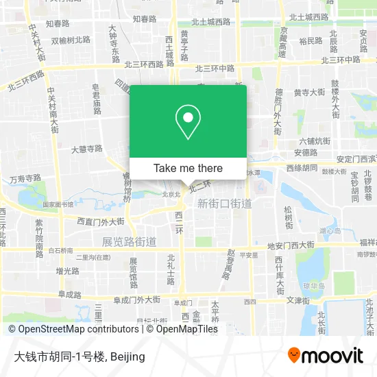 大钱市胡同-1号楼 map
