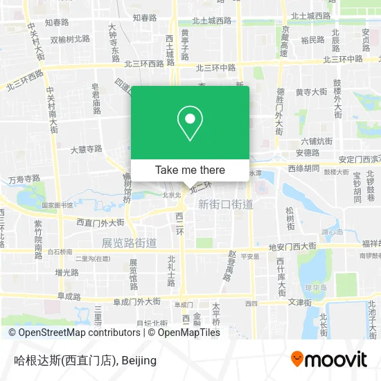 哈根达斯(西直门店) map