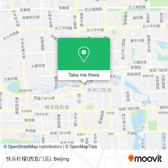 快乐柠檬(西直门店) map
