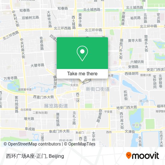 西环广场A座-正门 map