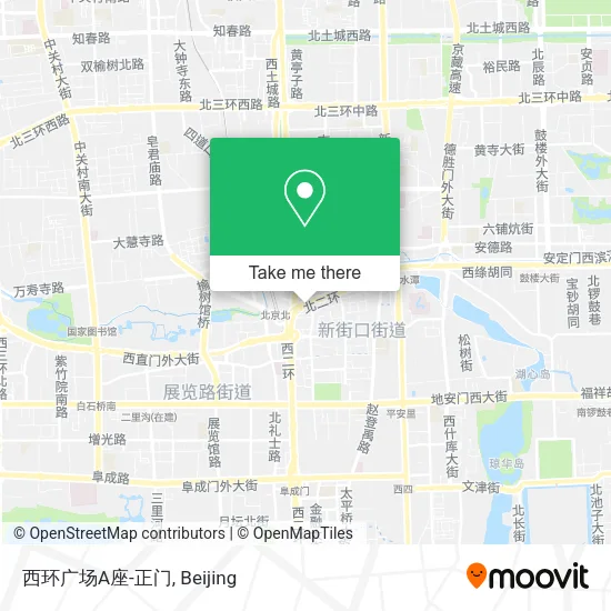 西环广场A座-正门 map