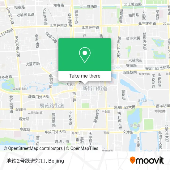 地铁2号线进站口 map