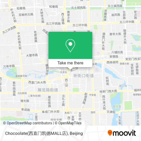 Chocoolate(西直门凯德MALL店) map
