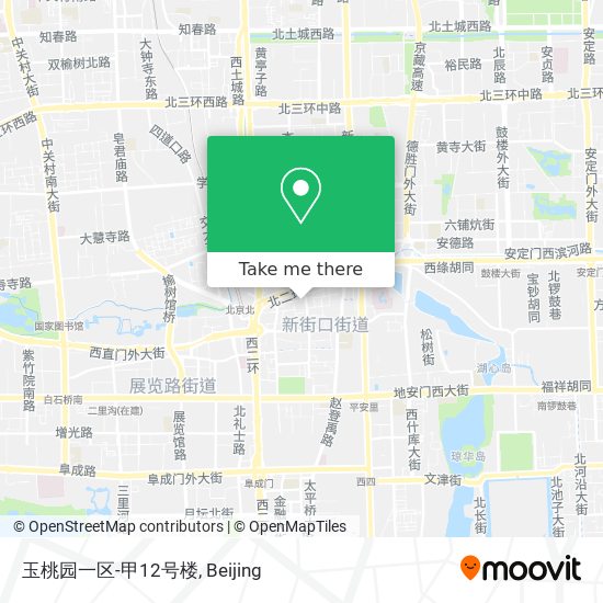 玉桃园一区-甲12号楼 map