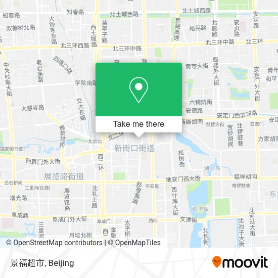 景福超市 map