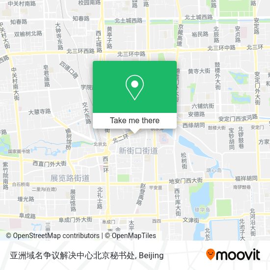 亚洲域名争议解决中心北京秘书处 map