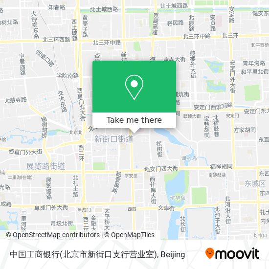 中国工商银行(北京市新街口支行营业室) map
