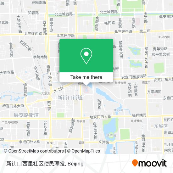新街口西里社区便民理发 map