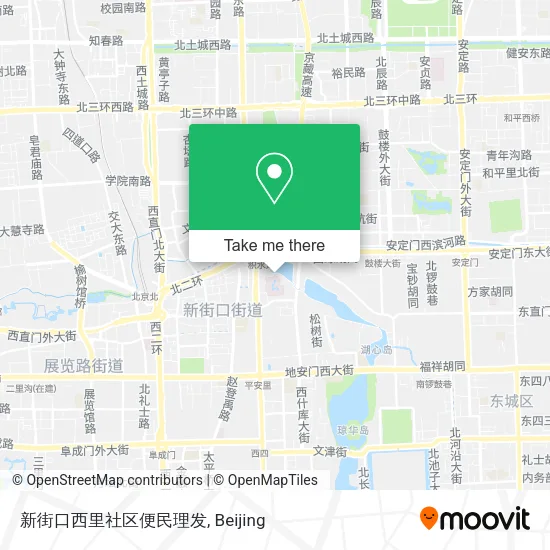 新街口西里社区便民理发 map