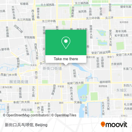 新街口兵乓球馆 map
