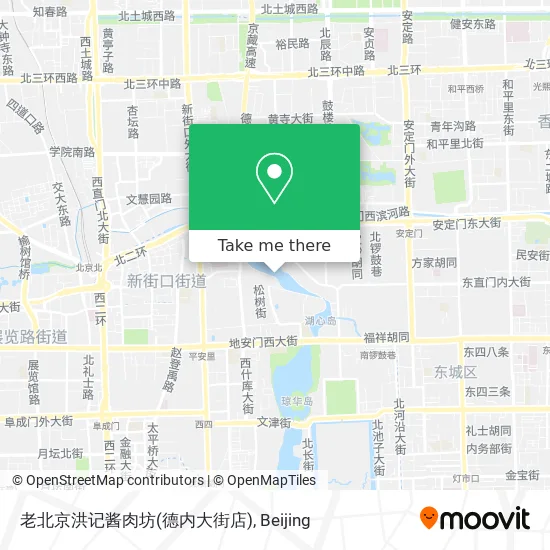 老北京洪记酱肉坊(德内大街店) map