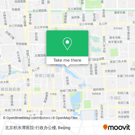 北京积水潭医院-行政办公楼 map