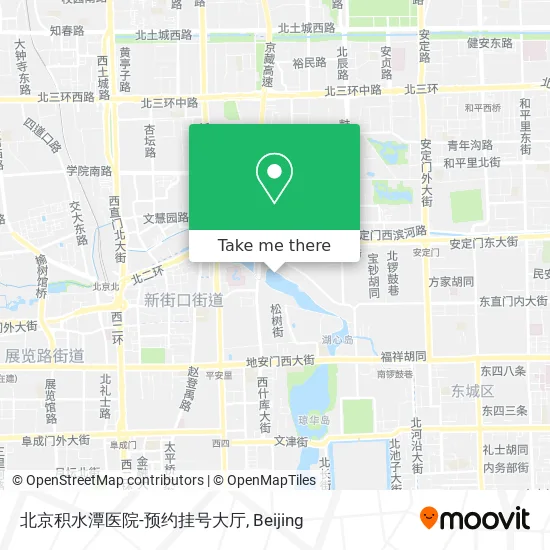 北京积水潭医院-预约挂号大厅 map
