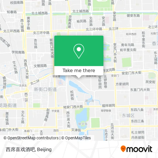 西席喜戏酒吧 map
