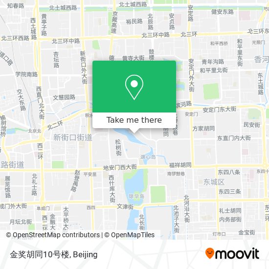 金奖胡同10号楼 map
