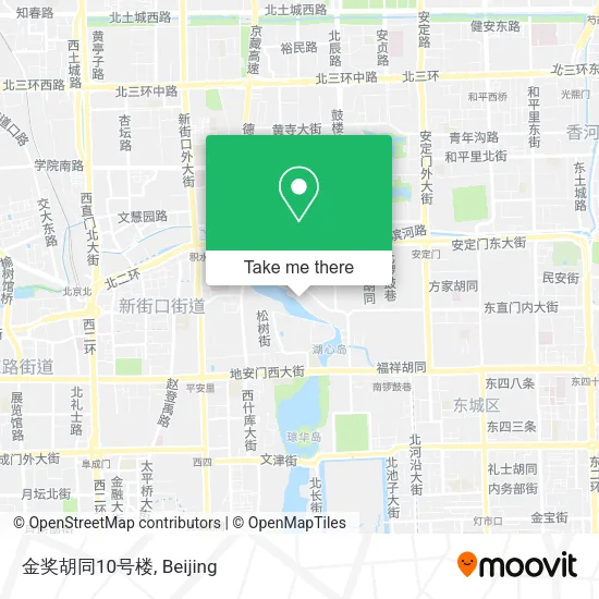 金奖胡同10号楼 map