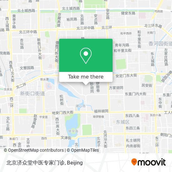 北京济众堂中医专家门诊 map