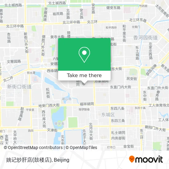 姚记炒肝店(鼓楼店) map
