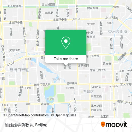 酷娃娃学前教育 map
