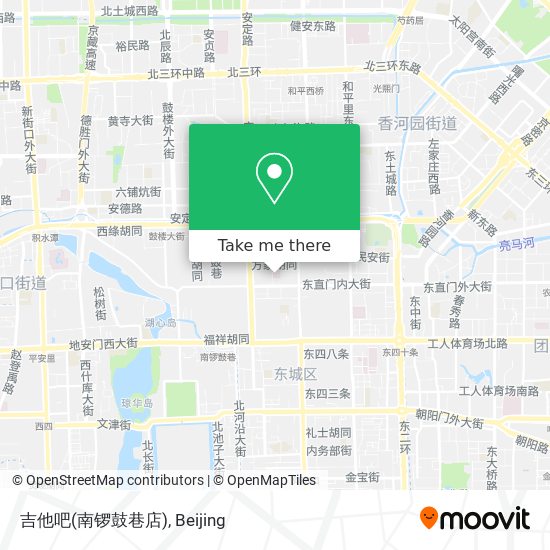 吉他吧(南锣鼓巷店) map