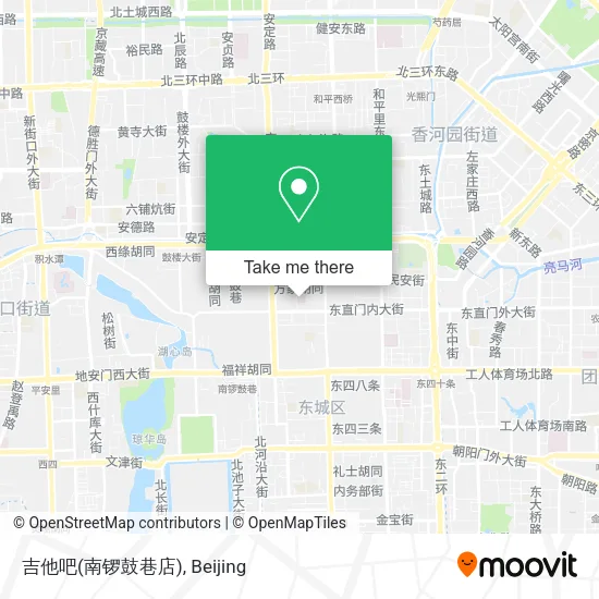 吉他吧(南锣鼓巷店) map