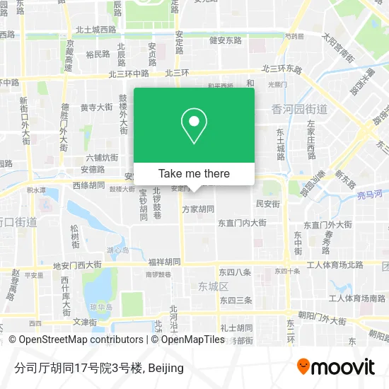 分司厅胡同17号院3号楼 map