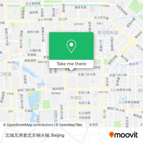北城兄弟老北京铜火锅 map