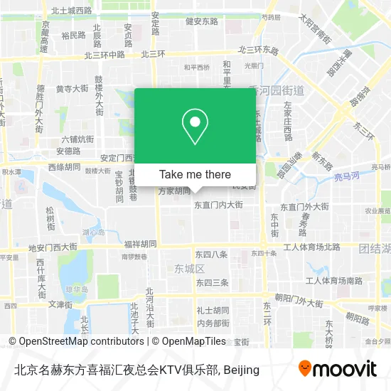 北京名赫东方喜福汇夜总会KTV俱乐部 map