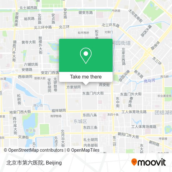 北京市第六医院 map