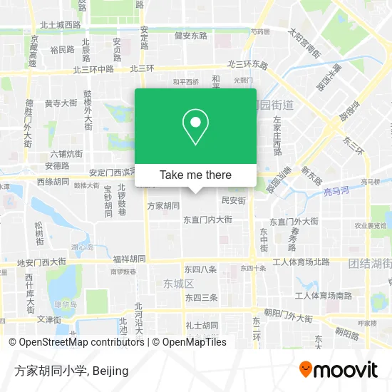 方家胡同小学 map