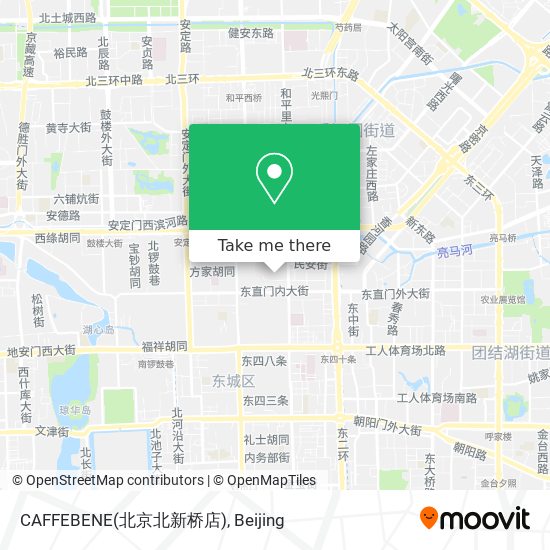 CAFFEBENE(北京北新桥店) map