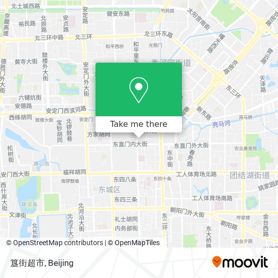 簋街超市 map