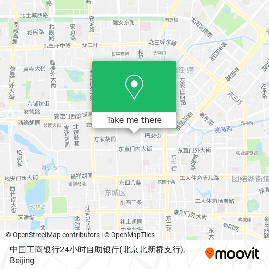 中国工商银行24小时自助银行(北京北新桥支行) map