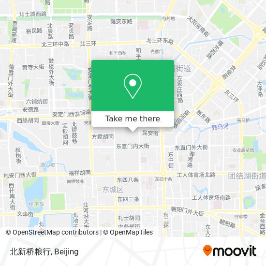 北新桥粮行 map