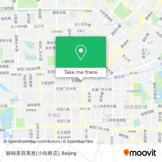 丽锦美容美发(小街桥店) map