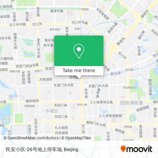 民安小区-26号地上停车场 map
