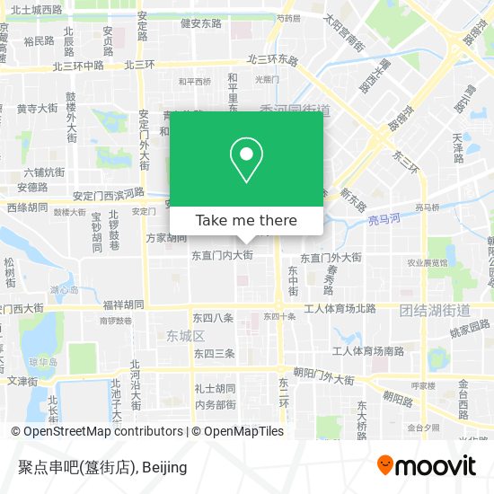 聚点串吧(簋街店) map