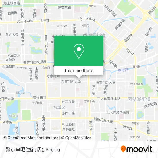 聚点串吧(簋街店) map