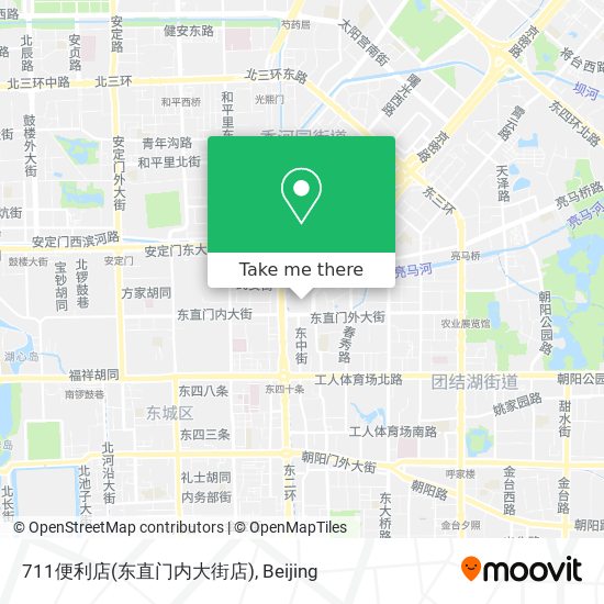 711便利店(东直门内大街店) map