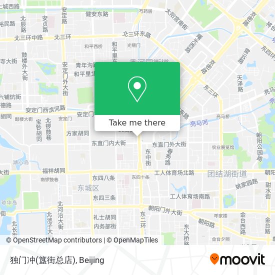 独门冲(簋街总店) map
