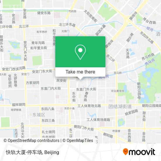 快轨大厦-停车场 map