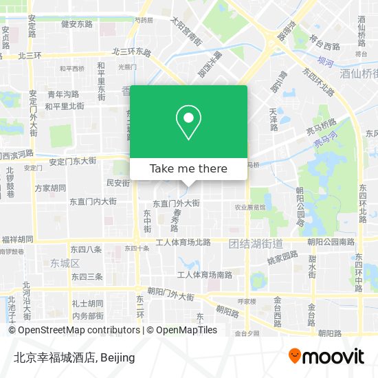 北京幸福城酒店 map