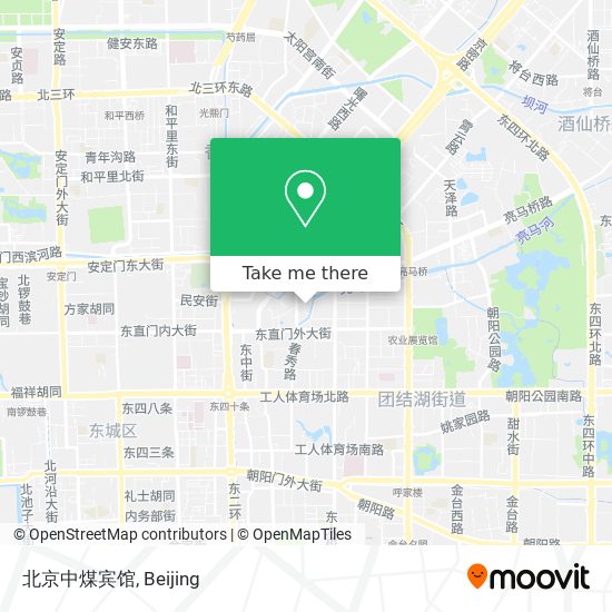北京中煤宾馆 map