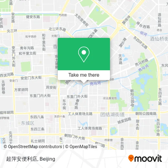 超萍安便利店 map